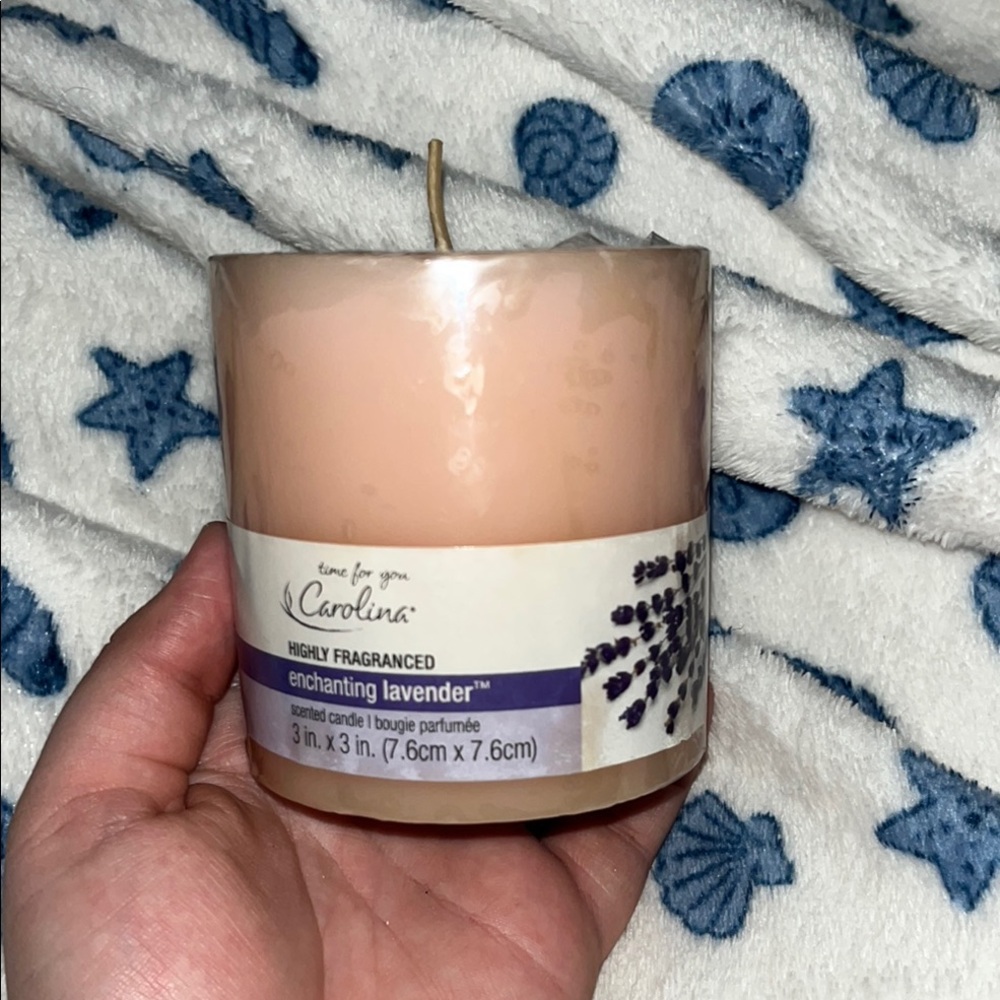 Enchanting Lavender Candle - Cream